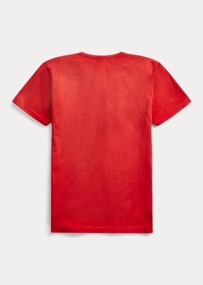 Men's Ralph Lauren Logo Jersey T Shirts | 091485OAH